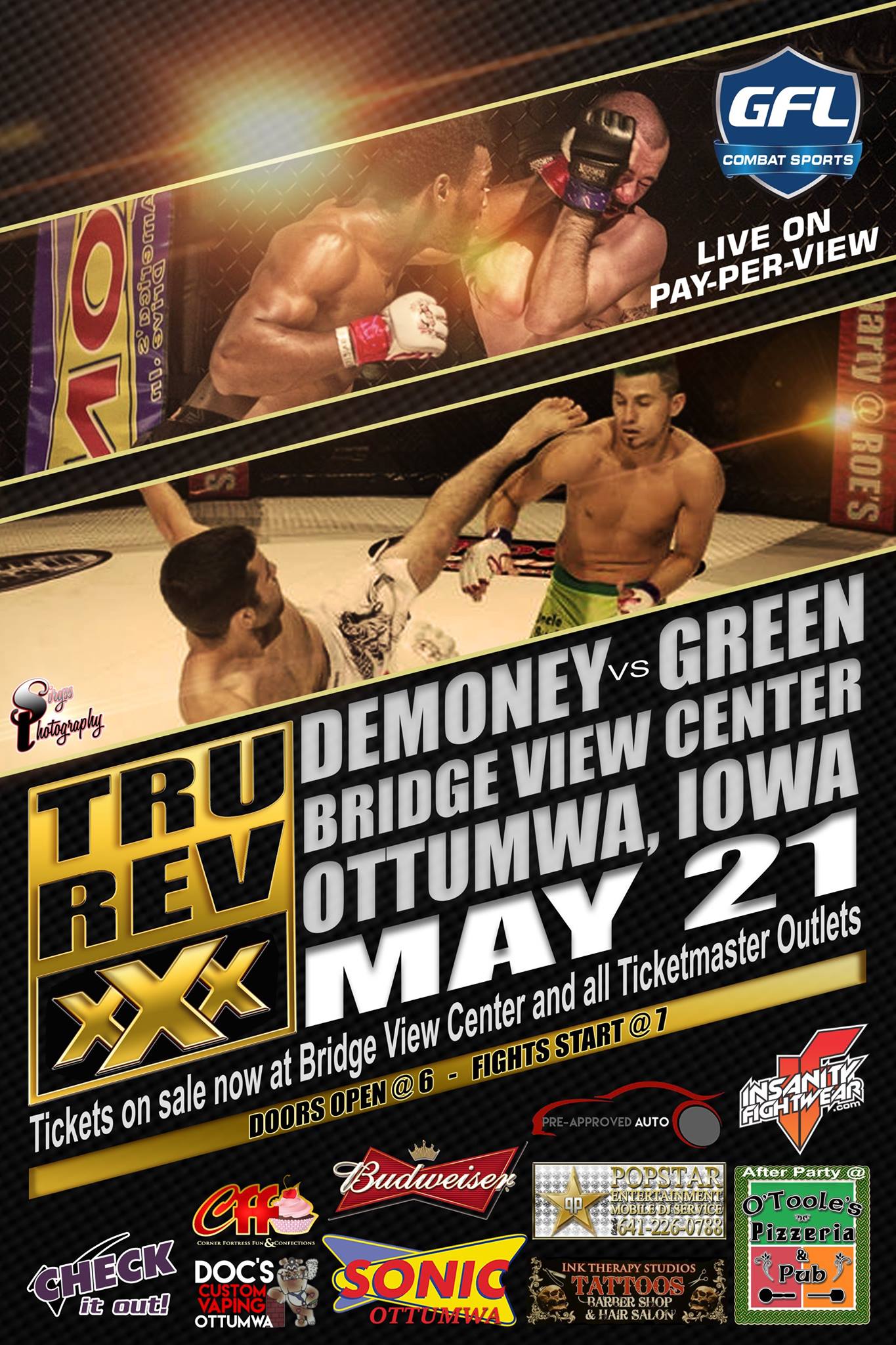 True Revelations MMA May 21 2016 fight card