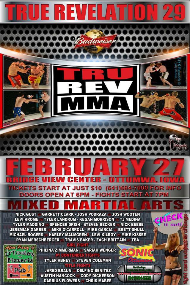 True Revelations MMA Logo Iowa